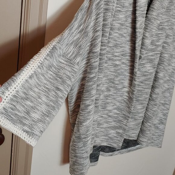 Anthropologie SOFT Soft Joie Lagenlook Knit Shawl Oversize Sweater Cardigan Boho - Picture 5 of 7